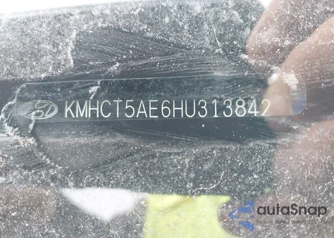 2017 Hyundai Accent Se z USA, uszkodzony, nr VIN KMHCT5AE6HU313842